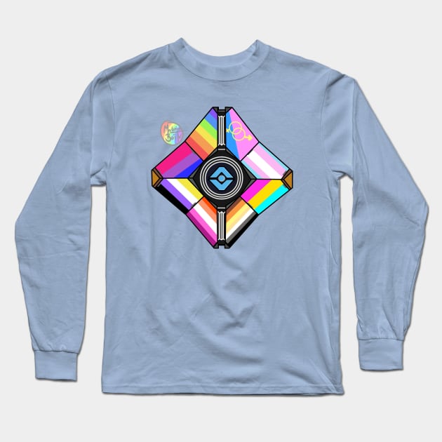 Eyes Up G! Long Sleeve T-Shirt by Materiaboitv